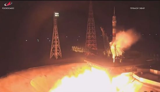 Скриншот видео Роскосмоса